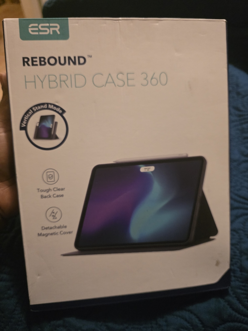 ESR Rebound Hybrid Case 360 Tablet Case - Black